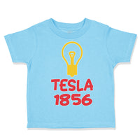 Toddler Clothes Tesla 1856 Funny Nerd Geek Toddler Shirt Baby Clothes Cotton