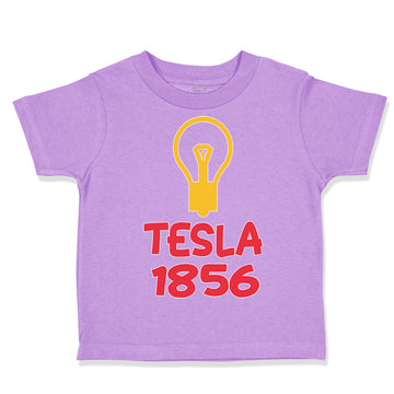 Toddler Clothes Tesla 1856 Funny Nerd Geek Toddler Shirt Baby Clothes Cotton