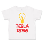 Toddler Clothes Tesla 1856 Funny Nerd Geek Toddler Shirt Baby Clothes Cotton