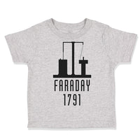 Toddler Clothes Faraday 1791 Funny Nerd Geek Toddler Shirt Baby Clothes Cotton