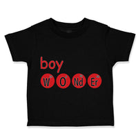 Toddler Clothes Boy W O Nd Er Funny Nerd Geek Toddler Shirt Baby Clothes Cotton