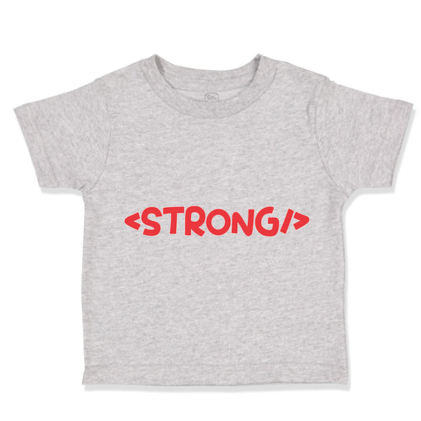 Toddler Clothes Strong Funny Nerd Geek A Toddler Shirt Baby Clothes Cotton