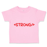 Toddler Clothes Strong Funny Nerd Geek A Toddler Shirt Baby Clothes Cotton