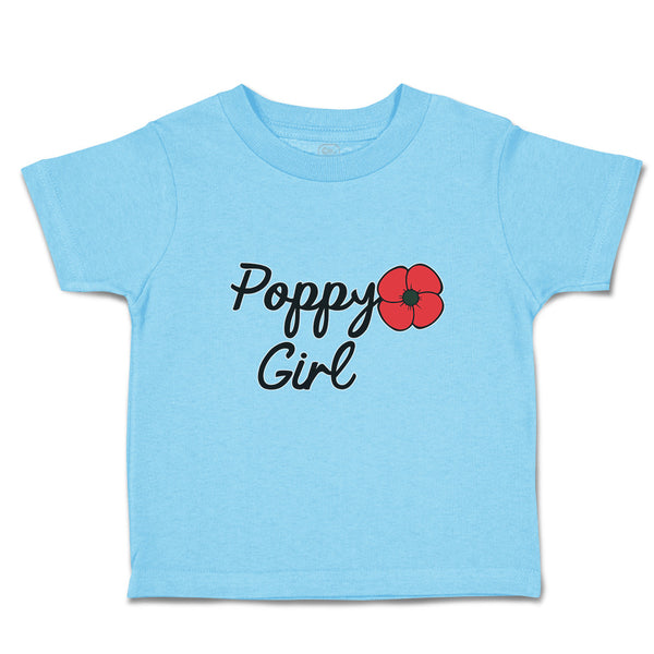 Toddler Clothes Poppy Girl Toddler Shirt Baby Clothes Cotton