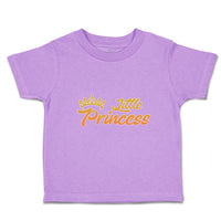 Toddler Clothes Little Princess with Gold Crown Toddler Shirt Cotton