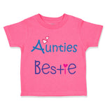 Toddler Girl Clothes Aunties Bestie Heart Aunt Toddler Shirt Baby Clothes Cotton