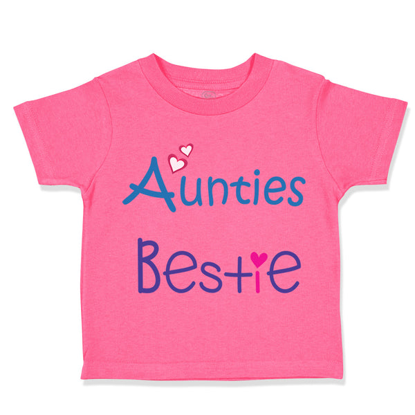 Toddler Girl Clothes Aunties Bestie Heart Aunt Toddler Shirt Baby Clothes Cotton