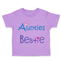 Toddler Girl Clothes Aunties Bestie Heart Aunt Toddler Shirt Baby Clothes Cotton