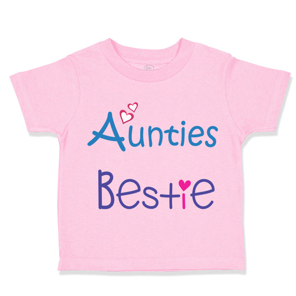 Toddler Girl Clothes Aunties Bestie Heart Aunt Toddler Shirt Baby Clothes Cotton