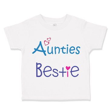 Toddler Girl Clothes Aunties Bestie Heart Aunt Toddler Shirt Baby Clothes Cotton