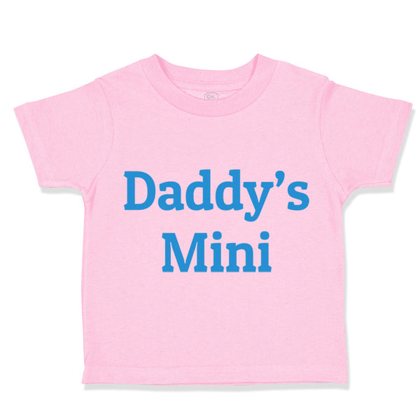 Toddler Clothes Daddy's Mini Dad Father's Day Toddler Shirt Baby Clothes Cotton