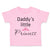 Toddler Girl Clothes Daddy's Little Princess Toddler Shirt Baby Clothes Cotton