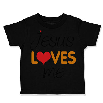 Toddler Clothes Jesus Loves Me Christian Jesus God Toddler Shirt Cotton