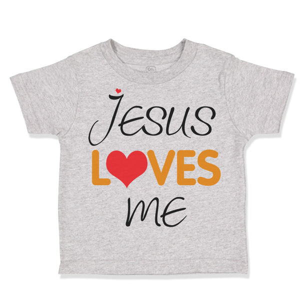 Toddler Clothes Jesus Loves Me Christian Jesus God Toddler Shirt Cotton