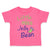 Toddler Girl Clothes Little Miss Jelly Bean Funny Humor Toddler Shirt Cotton