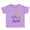 Toddler Girl Clothes Little Miss Jelly Bean Funny Humor Toddler Shirt Cotton