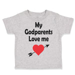 Toddler Clothes My Godparents Love Me A Toddler Shirt Baby Clothes Cotton