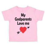 Toddler Clothes My Godparents Love Me A Toddler Shirt Baby Clothes Cotton