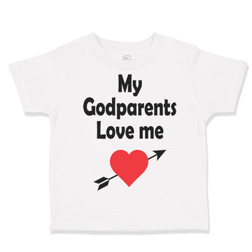 Toddler Clothes My Godparents Love Me A Toddler Shirt Baby Clothes Cotton