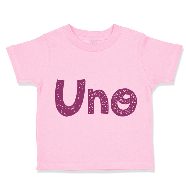 Toddler Clothes Uno Wonderful 1 Year Old First Birthday Funny Humor Cotton