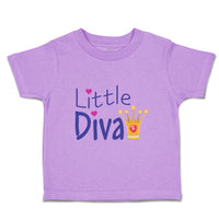 Toddler Girl Clothes Little Diva Crown Girly Others Toddler Shirt Cotton