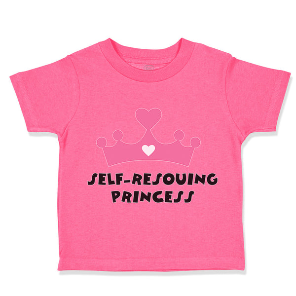 Toddler Girl Clothes Self - Rescuing Princess Toddler Shirt Baby Clothes Cotton