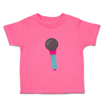 Toddler Girl Clothes Microphone Girl Funny & Novelty Music Toddler Shirt Cotton