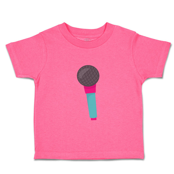 Toddler Girl Clothes Microphone Girl Funny & Novelty Music Toddler Shirt Cotton