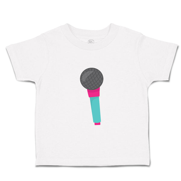 Toddler Girl Clothes Microphone Girl Funny & Novelty Music Toddler Shirt Cotton