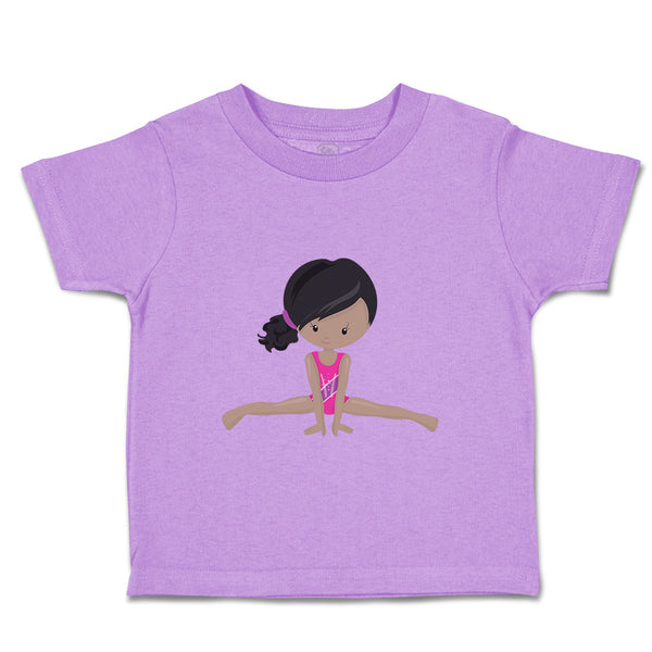 Toddler Girl Clothes Gymnastic Pink Suit Black B Sports Gymnastics Toddler Shirt