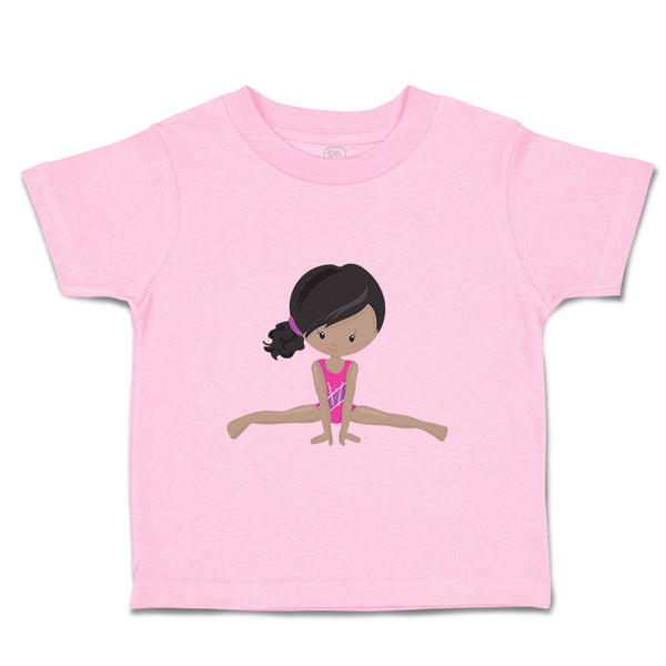Toddler Girl Clothes Gymnastic Pink Suit Black B Sports Gymnastics Toddler Shirt