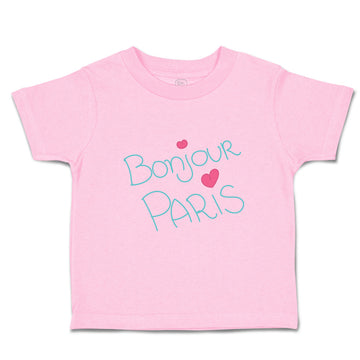 Toddler Clothes Bonjour Paris Girly Others Toddler Shirt Baby Clothes Cotton