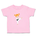 Toddler Girl Clothes Karate Girl Pose 3 Red Sports Karate & Mma Toddler Shirt