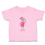 Toddler Clothes Mrs. Robot 4 Forth Birthday Characters Robots Toddler Shirt