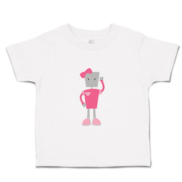 Toddler Clothes Mrs. Robot 4 Forth Birthday Characters Robots Toddler Shirt