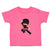 Toddler Girl Clothes Ninja Girl Pose 4 Red Girly Others Toddler Shirt Cotton