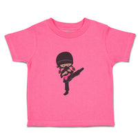 Toddler Girl Clothes Ninja Girl Pose 2 B Girly Others Toddler Shirt Cotton