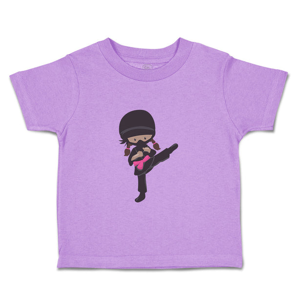 Toddler Girl Clothes Ninja Girl Pose 2 B Girly Others Toddler Shirt Cotton