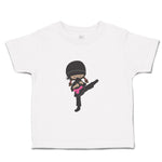 Toddler Girl Clothes Ninja Girl Pose 2 B Girly Others Toddler Shirt Cotton