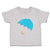 Toddler Clothes Blue Umbrella Girly Others Toddler Shirt Baby Clothes Cotton