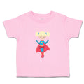 Toddler Girl Clothes Super Girl Blue Red Costume Blonde Characters Heroes Cotton