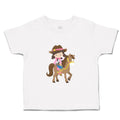 Toddler Girl Clothes Cowgirl Brown Horse Brown Girly Others Toddler Shirt Cotton