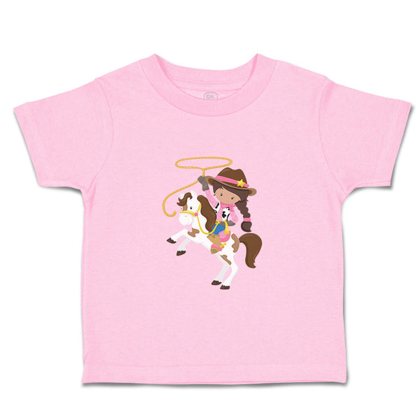 Toddler Girl Clothes Cowgirl White Horse S Girly Others Toddler Shirt Cotton
