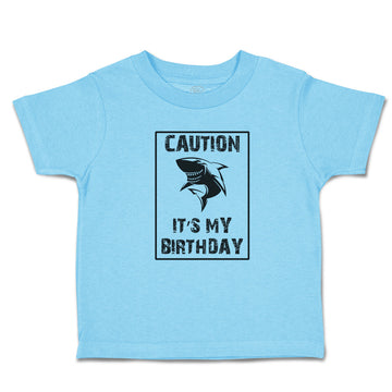 Toddler Clothes Caution It's My Birthday Toddler Shirt Baby Clothes Cotton