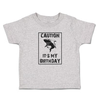 Toddler Clothes Caution It's My Birthday Toddler Shirt Baby Clothes Cotton