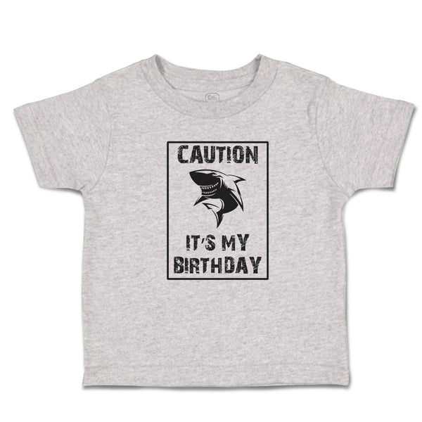 Toddler Clothes Caution It's My Birthday Toddler Shirt Baby Clothes Cotton