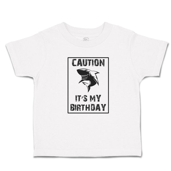 Toddler Clothes Caution It's My Birthday Toddler Shirt Baby Clothes Cotton