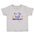 Toddler Clothes It's My Half Birthday Toddler Shirt Baby Clothes Cotton
