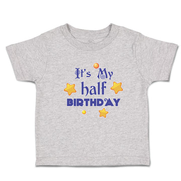 Toddler Clothes It's My Half Birthday Toddler Shirt Baby Clothes Cotton