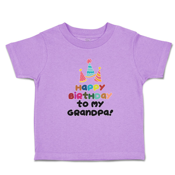 Toddler Clothes Happy Birthday to My Grandpa! Toddler Shirt Baby Clothes Cotton